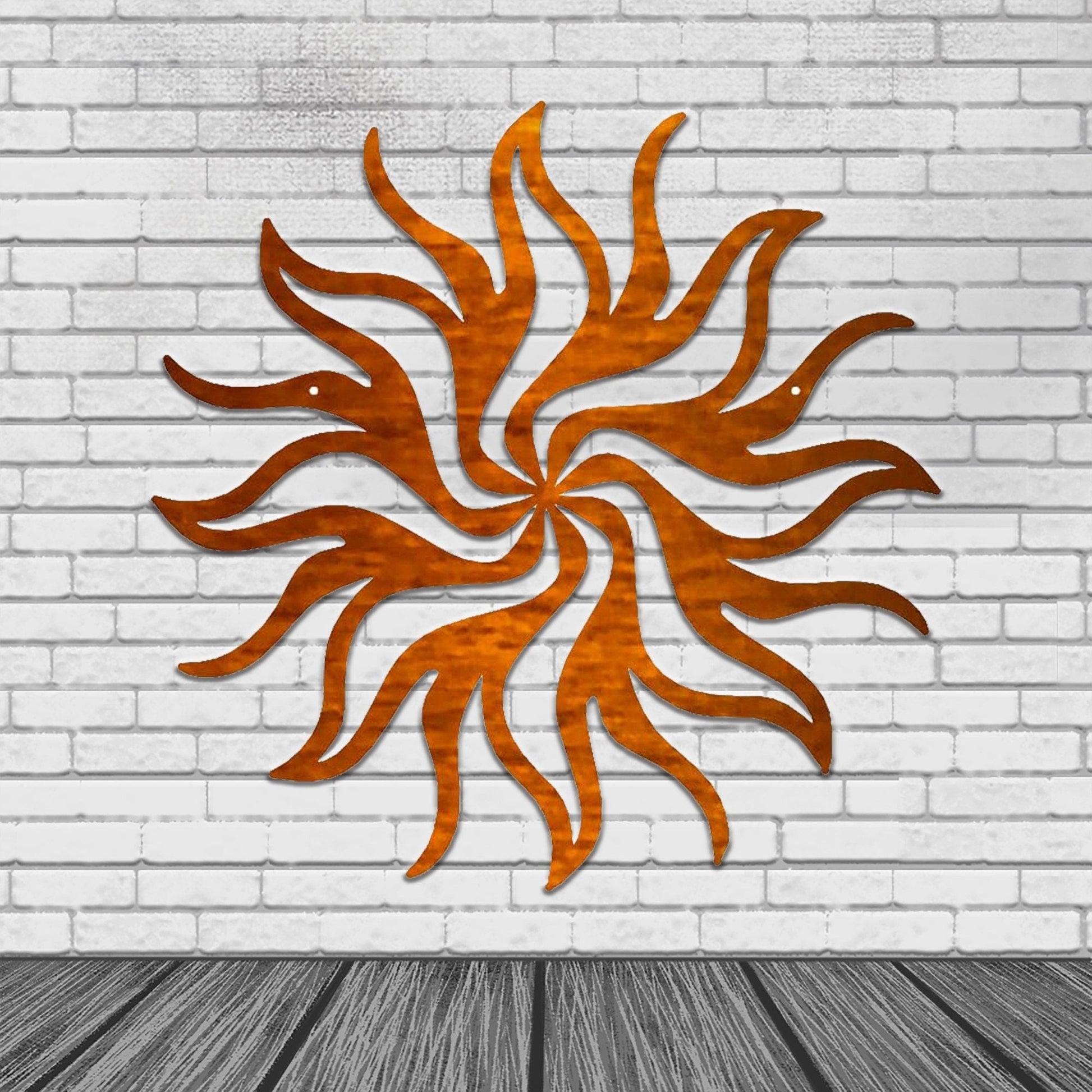 Personalized metal wall art / wacky sun decoration / sun metal art / garden decoration / outdoor wall decoration porch decoration / LED Sign