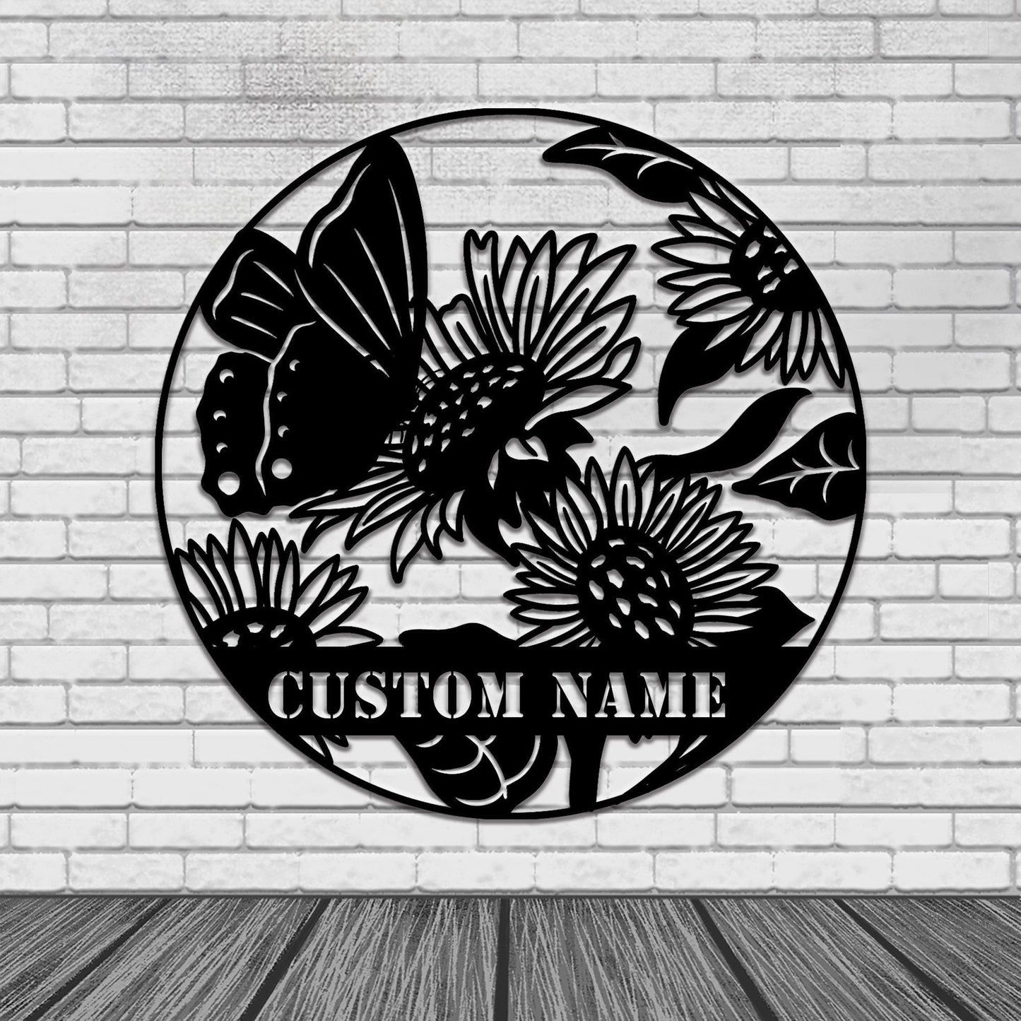 Sunflower Metal Wall Decor, Metal Flower Wall Art, Sunflower Home Decor, Livingroom Decor, Housewarming Gift, LED Sign