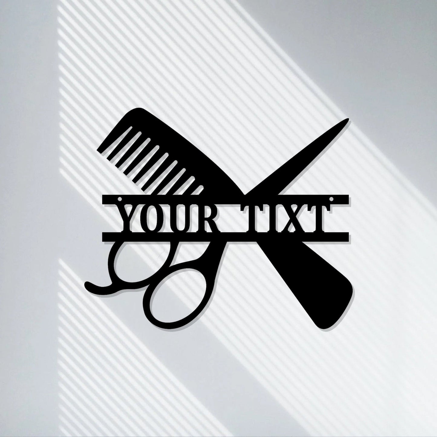 Custom Metal Hair Stylist Sign,Hair And Nail Salon Personalized Metal Sign,Custom Name Sign,Hair Stylist Gift,Cosmetologist Gift,LED Sign