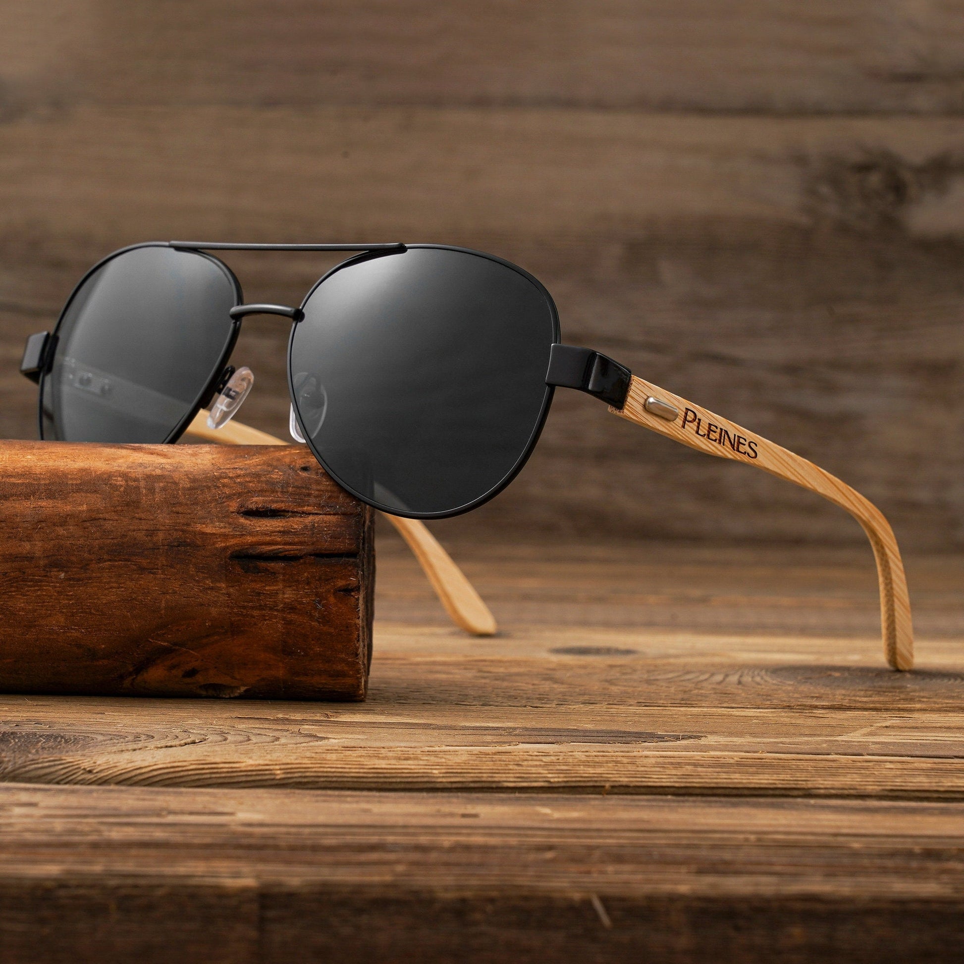 Personalized Groomsmen Gifts Set, Groomsmen Wood Sunglasses, Engraved Bottle Opener & Flask in Groomsman Gift Box, Best Man Gift, Groom Gift